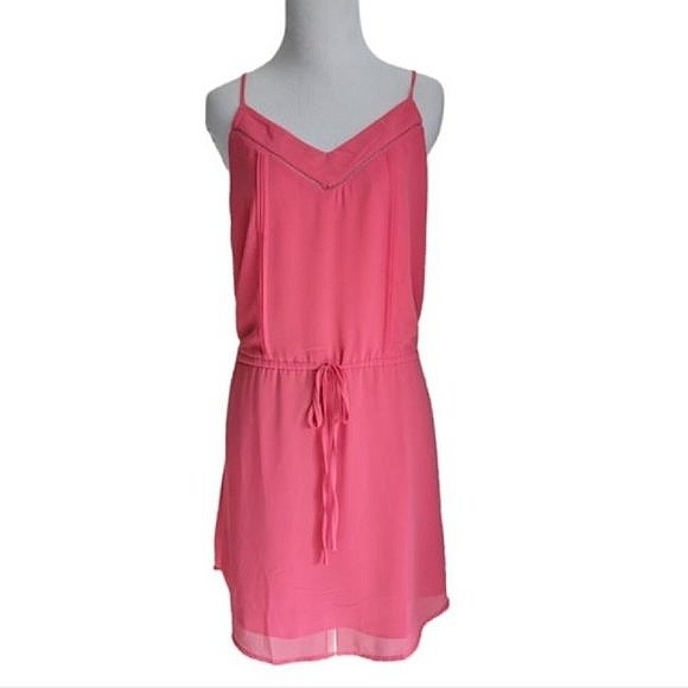 Naked Zebra Pink Spaghetti Strap Slip Dress